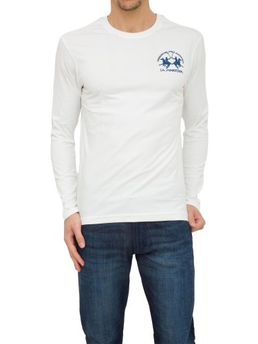 Чоловічий светр LA MARTINA MAN T-SHIRT JERSEY BIANCO