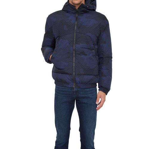 Мужская куртка EMPORIO ARMANI GIACCA PIUMINO BLU