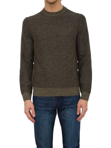Мужской свитер BOSS Knitwear BEIGE