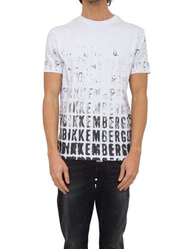 Чоловіча футболка BIKKEMBERGS T-SHIRT BIANCO