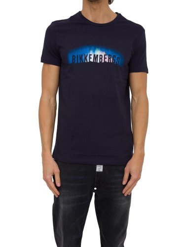 Чоловіча футболка BIKKEMBERGS T-SHIRT BLU