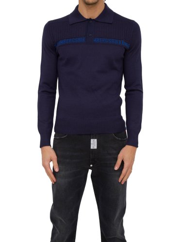Чоловіче поло BIKKEMBERGS MAGLIA BLU