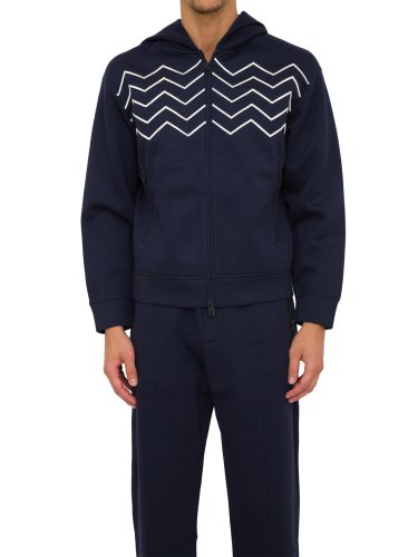 Чоловіча толстовка EMPORIO ARMANI SB - JERSEYWEAR BLU