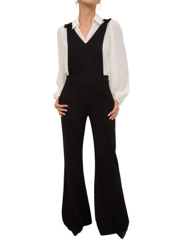 Женский классический костюм TWIN-SET TUTA INTERA CON CAMICIA AVORIO