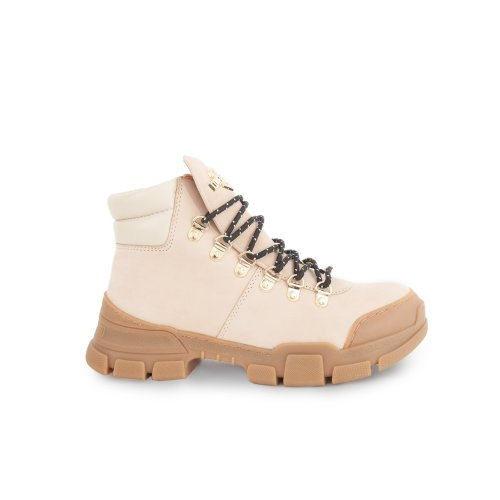 Жіночі черевики на шнурках LOVE MOSCHINO SNEAKERD.TREK45 BEIGE