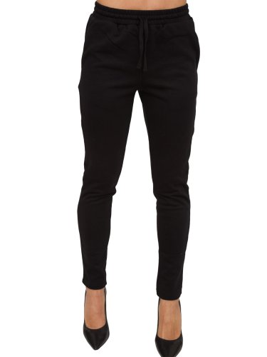 Женские спортивные штаны TWIN-SET PANTALONE N/Y CON ELASTICO NERO