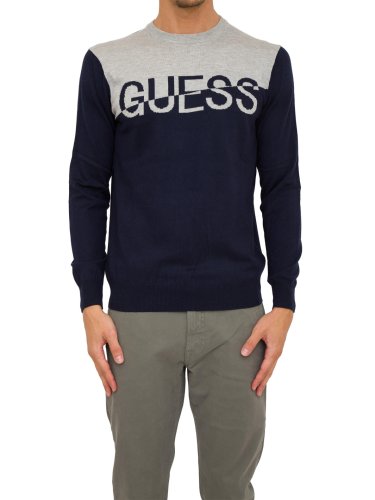 Мужской свитер  GUESS JEANS MAGLIA BLU