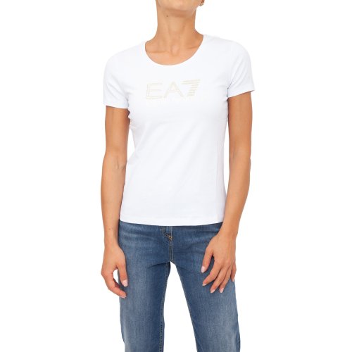 Жіноча футболка EA7 EMPORIO ARMANI T-SHIRT BIANCO