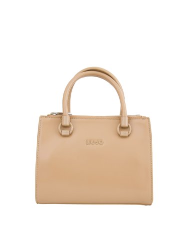 Женская сумка с ручками LIU JO S SATCHEL DOUBLE ZIP CAMMELLO