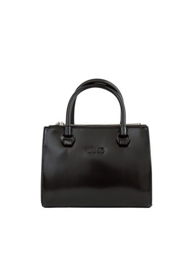 Женская сумка с ручками LIU JO S SATCHEL DOUBLE ZIP NERO
