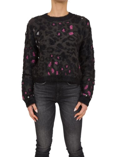 Женский свитер TWIN-SET MAGLIA GIROCOLLO REGULAR NERO