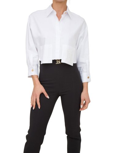 Женская рубашка с длинным рукавом ELISABETTA FRANCHI CAMICIA