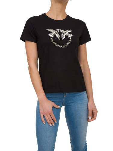 Жіноча футболка PINKO T-SHIRT NERO