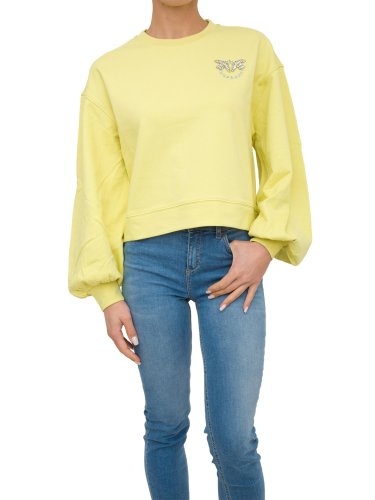 Женская толстовка PINKO FELPA GIALLO