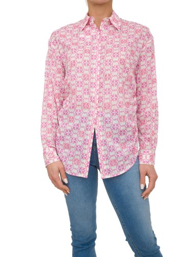 Женская рубашка с длинным рукавом PINKO CAMICIA FUXIA