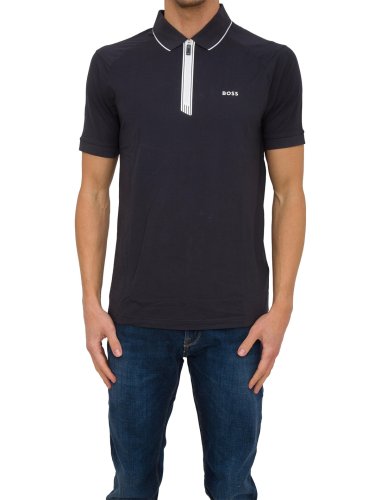 Мужское поло BOSS Jersey BLU