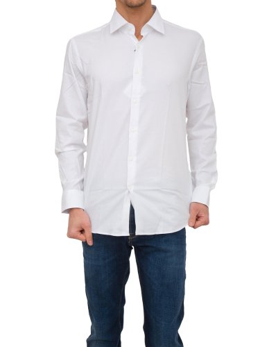 Мужская рубашка с длинным рукавом BOSS Shirts BIANCO