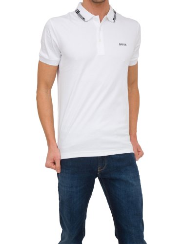 Чоловіче поло BOSS Jersey BIANCO