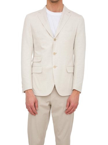 Мужской пиджак ELEVENTY SINGLE BREASTED JACKET AVORIO