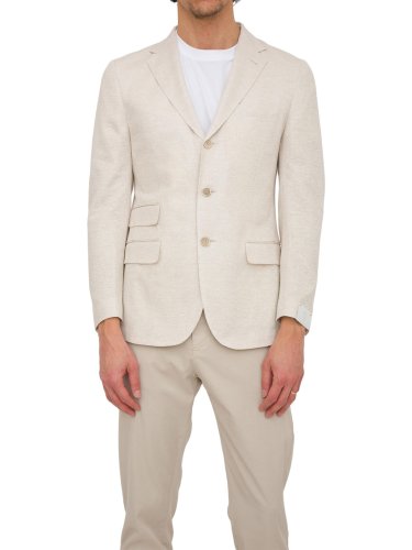 Мужской пиджак ELEVENTY SINGLE BREASTED JACKET AVORIO