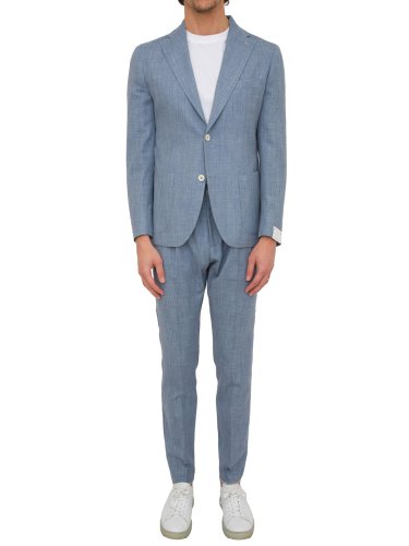 Чоловічий класичний костюм ELEVENTY  SOFT SUIT PANT JOGGER BLU DENIM