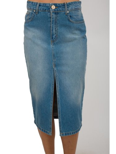 Довга спідниця FRACOMINA SKIRT BLU DENIM