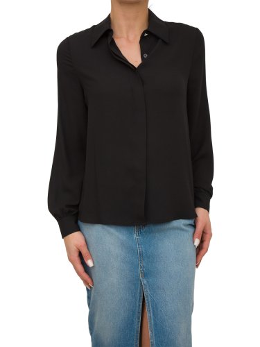 Жіноча сорочка з довгим рукавом FRACOMINA SHIRT NERO