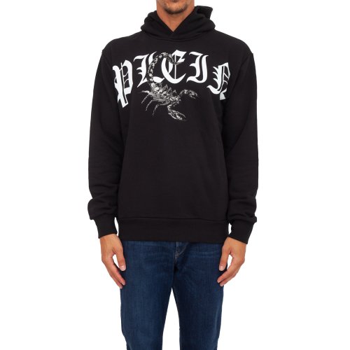 Чоловіча толстовка PHILIPP PLEIN Hoodie sweatshirt Scorpion NERO