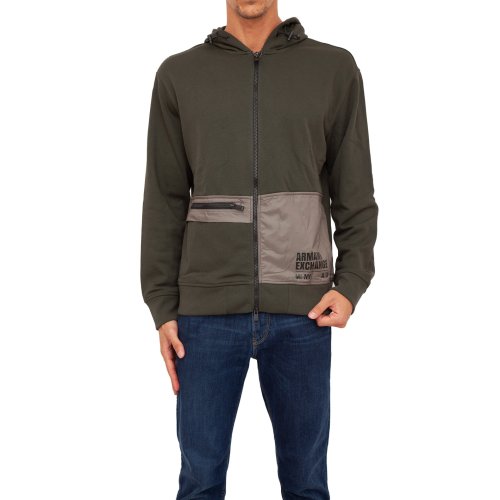 Чоловіча толстовка ARMANI EXCHANGE SWEATSHIRT VERDE