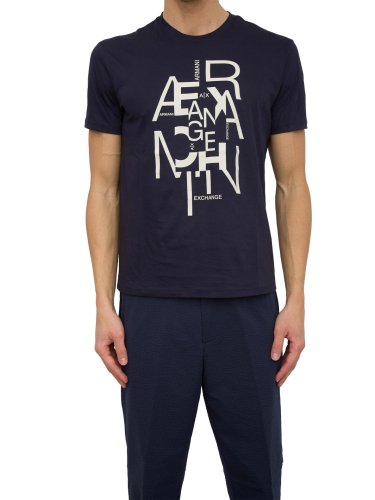 Чоловіча футболка  ARMANI EXCHANGE T-SHIRT BLU