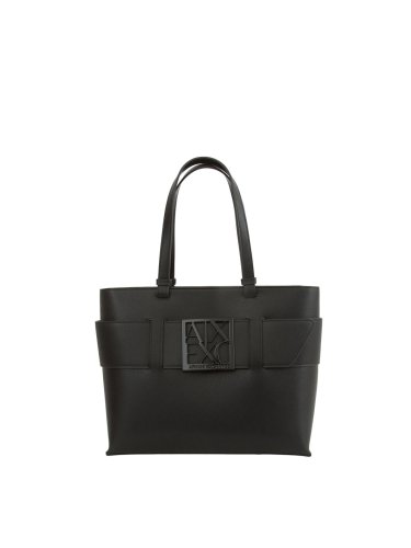 Женская сумка с ручками ARMANI EXCHANGE WOMAN'S SHOPPING NERO