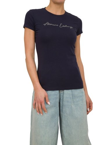 Жіноча футболка  ARMANI EXCHANGE T-SHIRT BLU