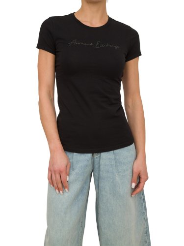 Женская футболка ARMANI EXCHANGE T-SHIRT NERO