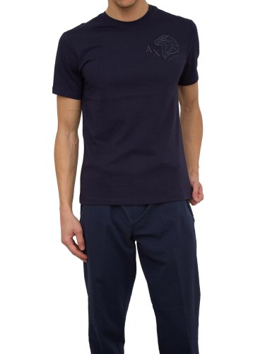 Чоловіча футболка  ARMANI EXCHANGE T-SHIRT BLU