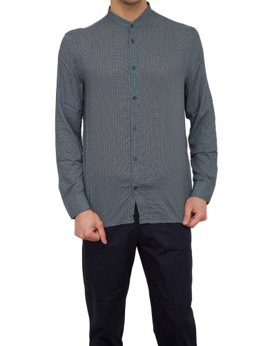 Мужская рубашка с длинным рукавом ARMANI EXCHANGE CAMICIA VERDE