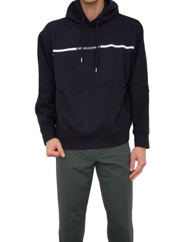 Мужская толстовка ARMANI EXCHANGE FELPA BLU