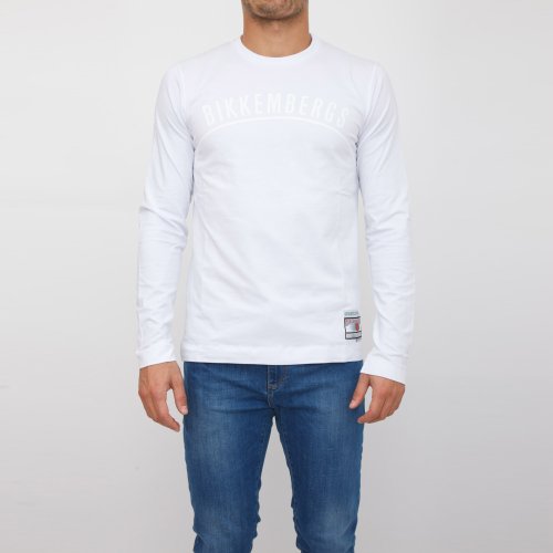 Чоловічий светр BIKKEMBERGS MAGLIETTA BIANCO