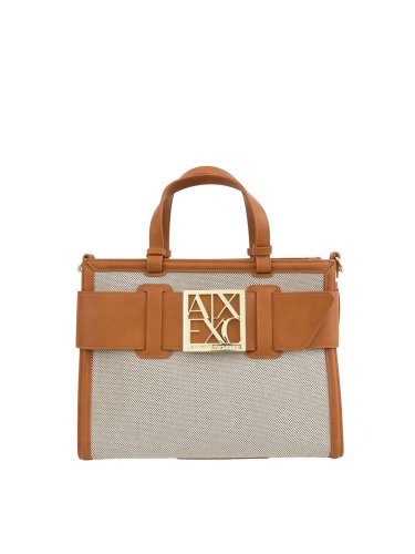 Жіноча сумка з ручками ARMANI EXCHANGE WOMAN'S BIG TOTE CUOIO