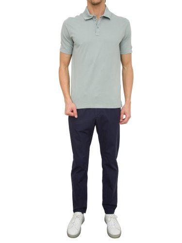 Мужское поло PAUL&SHARK POLO IN COTONE GRIGIO