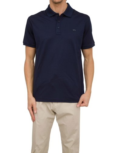 Чоловіче поло PAUL&SHARK POLO IN COTONE BLU