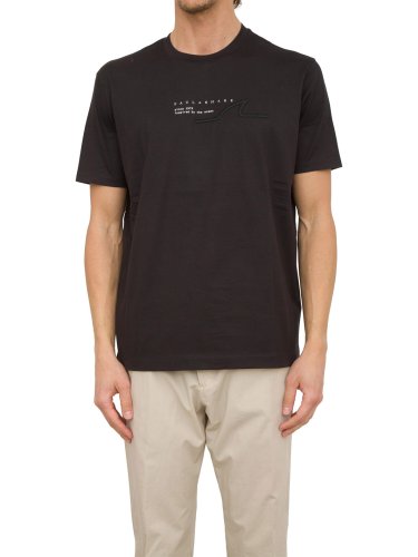 Чоловіча футболка PAUL&SHARK T-SHIRT IN COTONE NERO