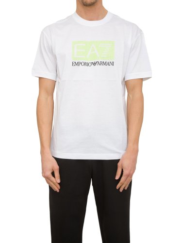 Чоловіча футболка EA7 EMPORIO ARMANI T-SHIRT BIANCO