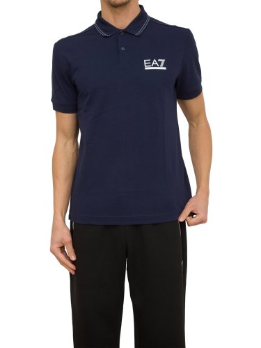 Чоловіче поло EA7 EMPORIO ARMANI POLO SHIRT BLU