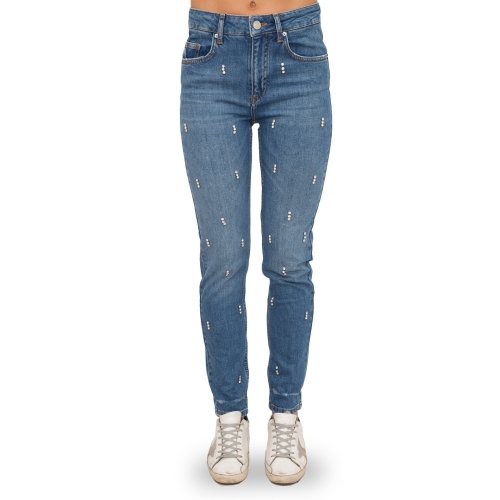Женские джинсы BE BLUMARINE PANTALONE BLU DENIM