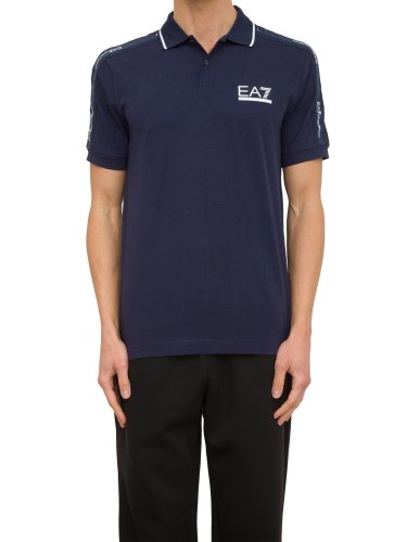 Мужское поло EA7 EMPORIO ARMANI POLO SHIRT BLU
