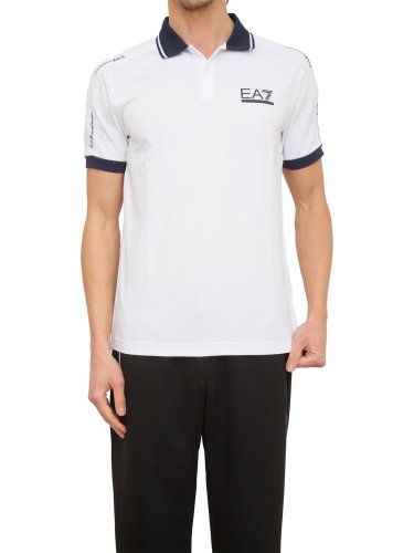 Мужское поло EA7 EMPORIO ARMANI POLO SHIRT BIANCO
