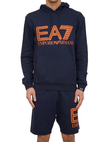 Чоловіча толстовка  EA7 EMPORIO ARMANI SWEATSHIRT BLU