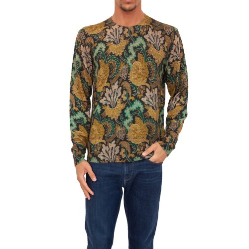 Мужской свитер ETRO C-NECK STAMPA - MAGLIA FANTASIA