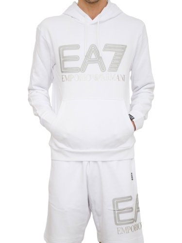 Мужская толстовка EA7 EMPORIO ARMANI SWEATSHIRT BIANCO