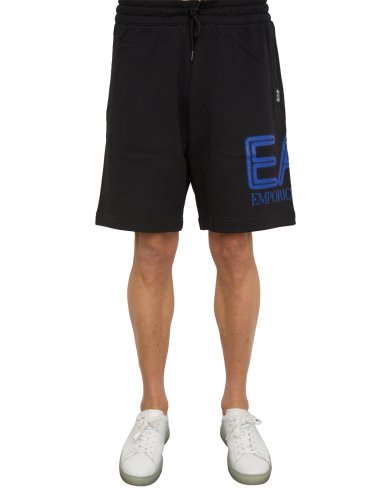 Мужские спортивные шорты EA7 EMPORIO ARMANI BERMUDA NERO